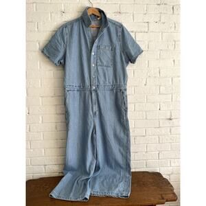 Vintage Levi’s Women’s Denim Coveralls Jumpsuit XXL Wide Leg Utility Workwear